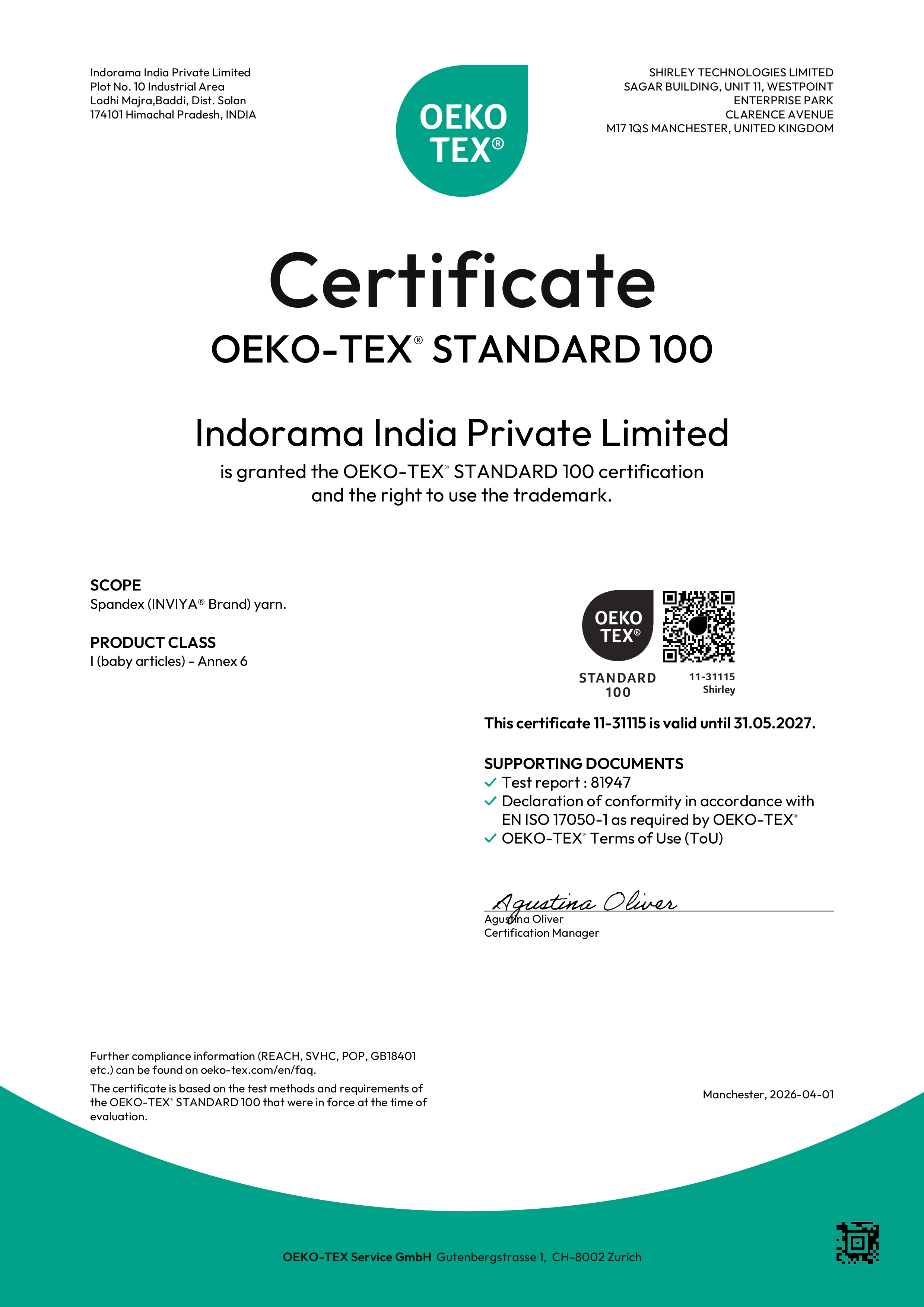 OHS E-Certificate